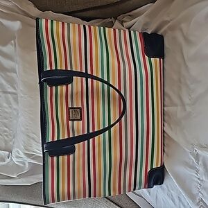 Dooney & Bourke Rainbow Stripe Tote